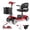 Red, variant on Actwant Electric Mobility Scooter for Seniors & Adults, 4 Wheel Folding, 350W Motor, 24V 12Ah Battery, 300 LBS Heavy Duty, Blue