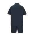 thumbnail image 4 of Qiopertar Clearance under $5 Men's Summer Solid Color Leisure Outdoor Beach Short Set On Clearance Early Access Deals, 4 of 6