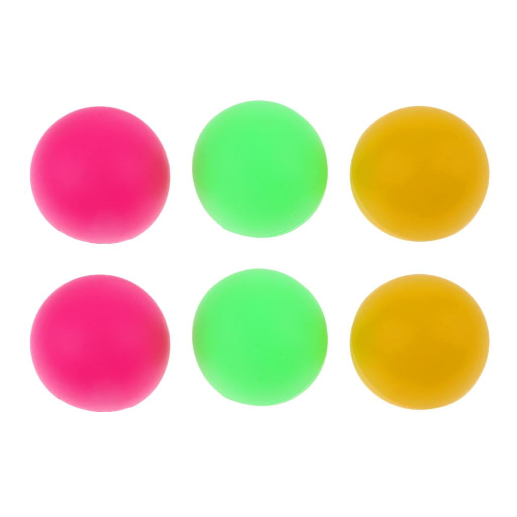 Axioma 6pcs Table Tennis Balls Beer Pong Cat Balls + Racquets Ball Color A