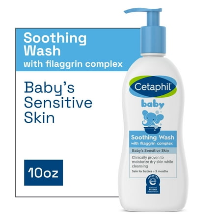 UPC: 0302990200096 | Cetaphil Baby Soothing Body Wash with Colloidal Oatmeal & Niacinamide Hypoallergenic 10oz