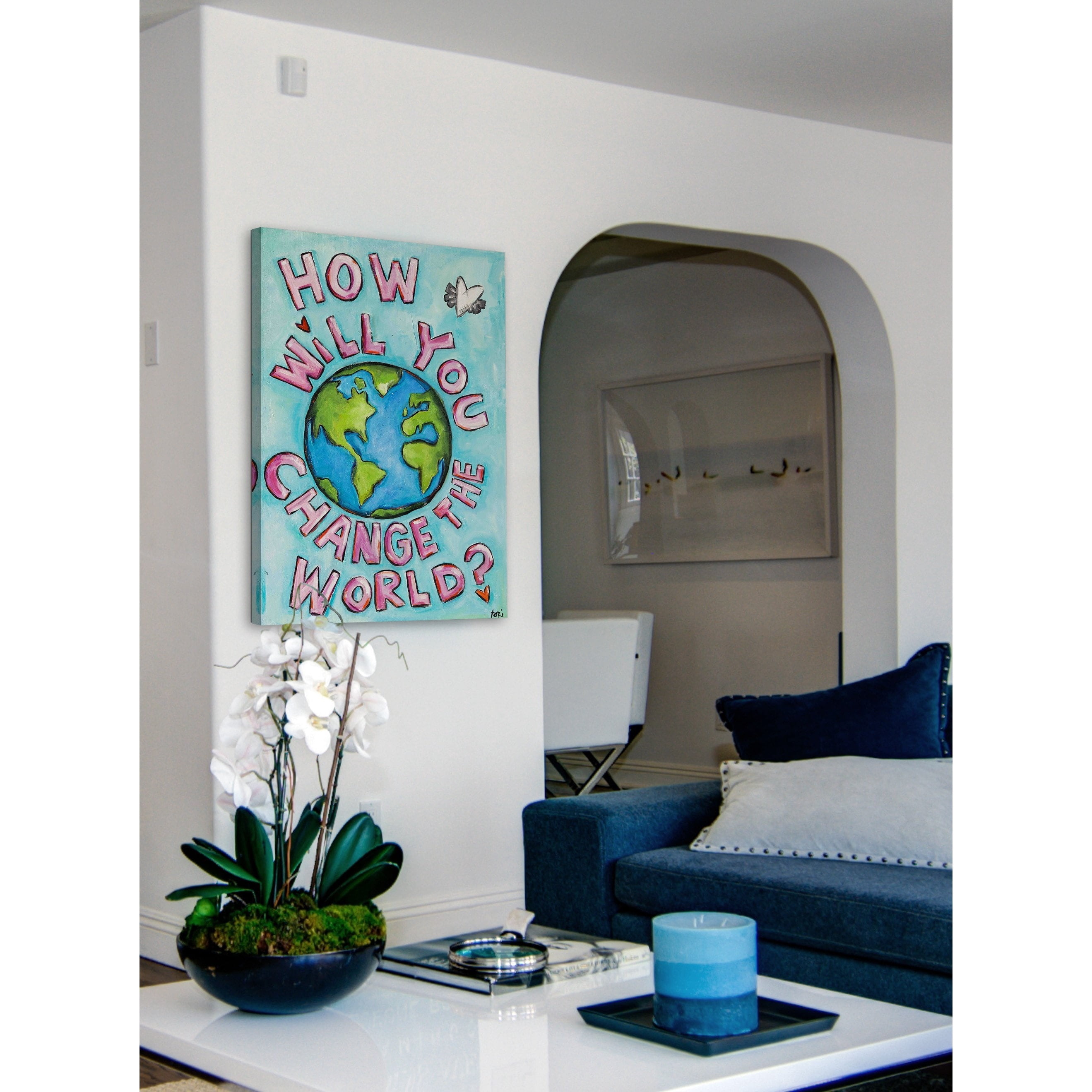 Marmont Hill "How Will You" by Tori Campisi Painting Print on Canvas