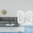 thumbnail image 2 of Escultura para colgar en la pared,Decoración de pared de metal para sala de estar,dormitorio y exterior.,Cojín con lazo bonito,Almohada con forma de lazo,bonito cojín decorativo con, 2 of 8