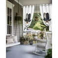 thumbnail image 4 of nqOlkjepod Outdoor Curtains for Patio Waterproof, Happy Father's Day Outdoor Privacy Panels Grommet, Bow Beard Funny Decor Blackout Outside Curtains for Porch/Cabana/Pergola/Gazebo 54"x84", 1 Panel, 4 of 8