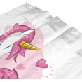 thumbnail image 3 of Coolnut Cute Magical Unicorn Bath Shower Curtain Liners 72"x72", Polyester Waterproof Bath Curtains with Hooks for Bathroom Decoration, 3 of 5