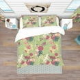 thumbnail image 3 of Designart 'Oriental Silk Pattern' Asian Duvet Cover Set, 3 of 4