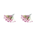 thumbnail image 2 of Bewildely 2X Flores artificiales de plástico para jardín Faux Violet Resistente a los rayos UV Plantas falsas Ramo de simulación resistente al Rosa 2Conjunto, 2 of 6