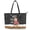 HO Christmas Capybara, variant on ZUXONGSY Colorful Paw Print Top Handle Bag for Women Waterproof Satchel Handbags Trendy Travel Purse with Zip Compartments for Workout Dating