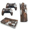 thumbnail image 5 of Cow Hide Brown & White PS5/PS5 Pro/PS5 Slim Digital Disc Skin Sticker For Console And Controller Skins, 5 of 7