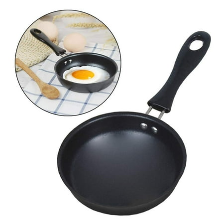 

BSWALF Professional Omelet Pan - 4.7inch Mini Stainless Steel Frying Pan