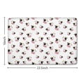 thumbnail image 5 of White Cow Head Pattern Flannel Non Slip Door Rugs,Washable Door Mats Indoor,Decorative Door Mats,Dirt-Resistant and Absorbent Doormat for Entrance,Bedroom,Kitchen,Bathroom,23.5x16in(60x40cm), 5 of 5
