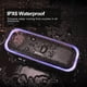 thumbnail image 4 of DOSS SoundBox Pro Altavoz Bluetooth con sonido estéreo de 20 W, graves extra activos, IPX6 resistente al agua, Bluetooth 5.0, emparejamiento TWS, luces multicolores, tiempo de reproducción de 20 horas, 4 of 5