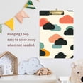 thumbnail image 4 of FORMRS Acrylic Clipboard with Low Profile Clip Standard A4 Letter Size, 12.5" x 9", Simple Clouds, 4 of 8
