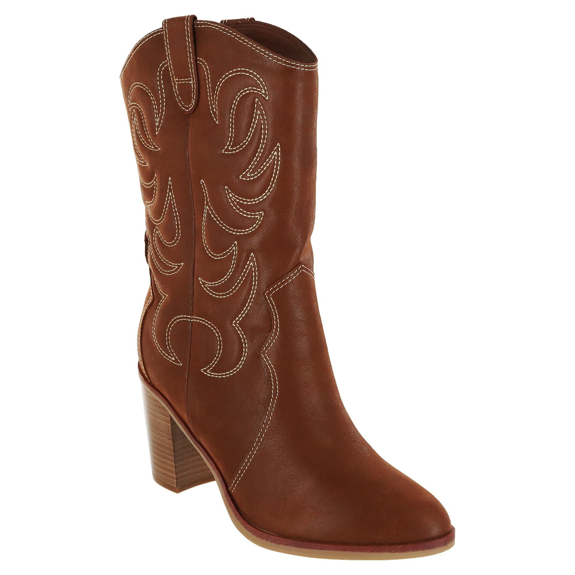 The Pioneer Woman Embroidered Mid-Calf Western Boots, Women's - image 6 of 6