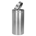 thumbnail image 2 of Alpine Industries - Stainless Steel Trash Can 27 Gallons Open Top Stainless Steel Lid Pack of 2, 2 of 4
