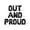 Black, variant on Letter Balloons - OUT AND PROUD 16" Inch Alphabet Letters Foil Mylar Balloon Pride Day Party Banner (White)