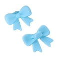 thumbnail image 2 of Silicone Bow Headphone Accessory 3D Bows for Headphones Cute Earphone Bow Decorations Playful Headphone Clip Decor for Women (2 Pack,Sky Blue), 2 of 7