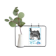 thumbnail image 1 of Simple cebras animal Jarrones colgantes de vidrio transparente Decoración Botella, 1 of 4