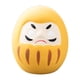 thumbnail image 1 of Figura de Daruma japonesa, estatua de cerámica, artesanía, durabilidad, decoración creativa para el hogar. Amarillo, 1 of 9