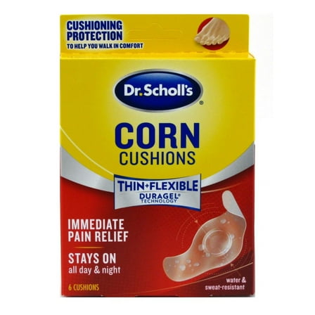 Dr. Scholls Corn Cushions Duragel 6 Count (Pack of 3)