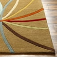 thumbnail image 5 of Mark&Day Wool Rugs, 6x9 Falher Modern Tan Kidney Area Rug, Brown Carpet for Living Room, Bedroom or Kitchen (6' x 9' Kidney), 5 of 5