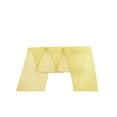 thumbnail image 4 of INSPIRAR CHIC Mujeres Bufandas Largas Plisadas, Banda de Cabello de Color Sólido con Gradiente de Contraste, Bufandas de Cuello Amarillo Claro 49.2"x4.3"(LxW), 4 of 5