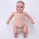 thumbnail image 5 of Muñeca de simulación de bebé Reborn de silicona con pelo de, 5 of 9