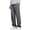 Dark Gray, variant on Blekii Men's Waffle Knit Joggers, Summer Weight Sweatpants with Straight Leg, Loose Fit Casual Pants for Lounge, Breathable Comfort Bottoms, Versatile Pants for Home, Travel, Or