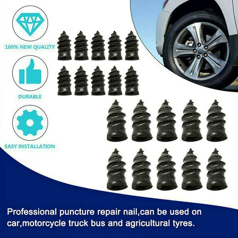 OOKWE Tire Repair Screw in Rubber Plug Nail Car Tyre Puncture
