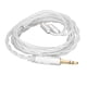 thumbnail image 4 of Cable de auriculares de Cobre Plateado, 47.2 Pulgadas de cable Auricular Cable flexible de auriculares, 4 of 7