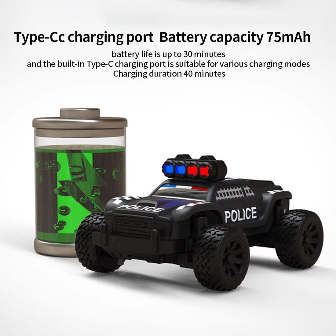 Turbo Racing 1:76 Mini Full-Scale RC Drift Car, Electric Remote Control Car with P31 Controller, DIY Shells, Type-C Charging & 40min Runtime – Desktop Toy for Adults