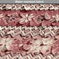 thumbnail image 5 of Nordic Dog Crate Cover, Ancestral Classic Scandinavian Geometric Pattern Christmas Snowflakes, Easy to Use Pet Kennel Cover for Medium Large Dogs, 35" x 23" x 27", Dark Coral Blush White, by Ambesonne, 5 of 6