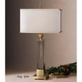 thumbnail image 2 of Bowery Hill Contemporary Amber Glass Table Lamp, 2 of 2