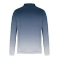 thumbnail image 3 of Blusa y camisa de manga larga con cuello alto para hombre, ropa deportiva para el hogar, pijamas, camiseta de color liso, blusa deportiva de poliéster para hombre, 3 of 4