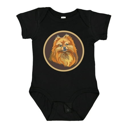 

Inktastic Pomeranian Dog Cute Gift Baby Boy or Baby Girl Bodysuit
