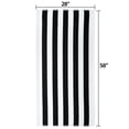 thumbnail image 3 of Mainstays Cabana Stripe Cotton Blend Beach Towel, 58" x 28", Black, 3 of 4