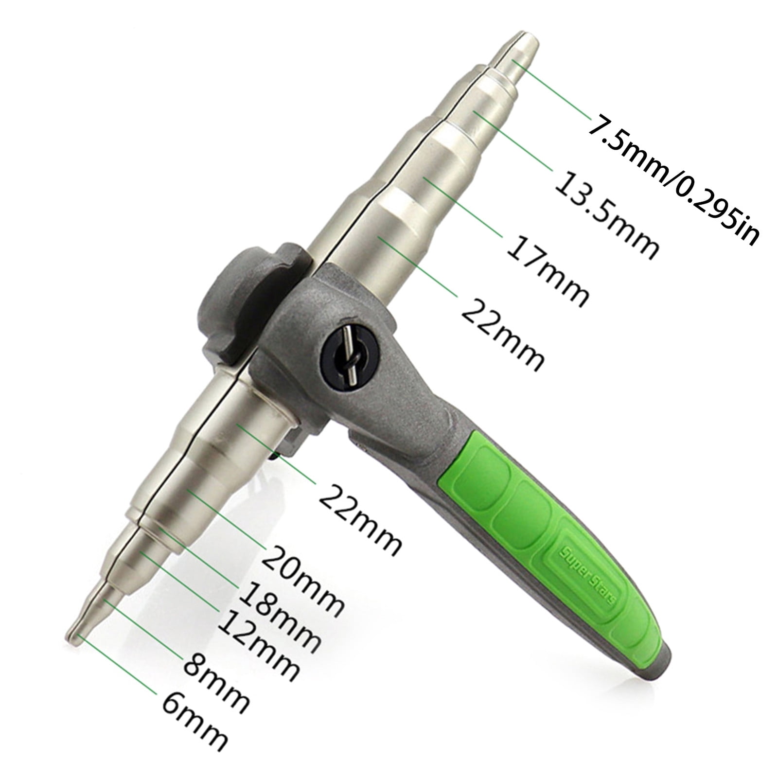 UNTERING Pipe Mouth Expander Copper Tube Expander Pipe Expander Swaging Tool Expanding Tool Refrigeration HVAC Swage Pipe Supports Amplifiers