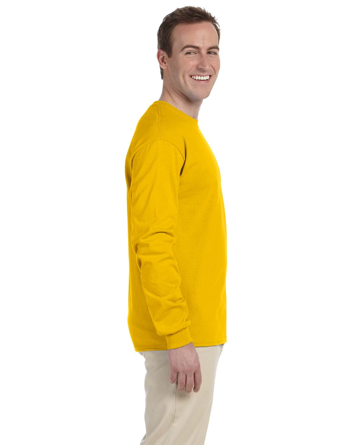 Mens 6.1 oz. Ultra Cotton Long-Sleeve T-Shirt 2 Pack