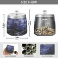 thumbnail image 2 of Yayeee Ashtray with Lid for Cigarette Smokeless Stainless Steel Home Ash Holder, Moonlight Mountain, 2 of 7