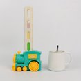 thumbnail image 4 of Dosaele Automatic Domino Train Toy  Stacked Creative Game  Cool Sound And Light Building Block Set Toy  Suitable For Christmas  Halloween  Thanksgiving Gifts [60 Dominoes  Batteries Not I, 4 of 7
