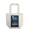 thumbnail image 1 of Seattle, Washington, Bigfoot, Contour (100% Cotton Canvas Reusable Tote Bag), 1 of 3