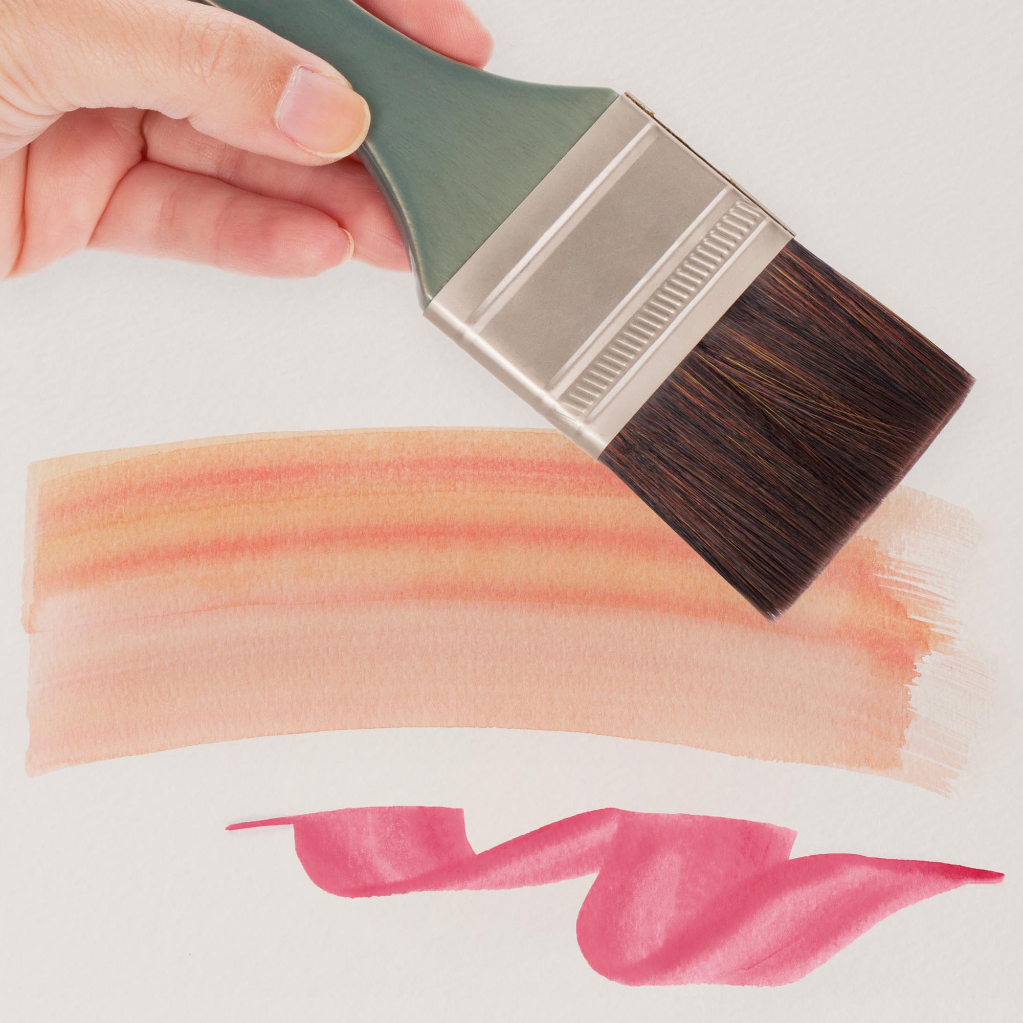 Creative Mark Mimik Professional Watercolor Brushes - Bulk Pack of 108 Assorted Shapes &Sizes - Synthetic Squirrel and Sable Hair - Natural Bristle Artist Brushes for Watercolors, Gouache & Acrylics
