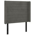 thumbnail image 5 of vidaXL LED Headboard Bed Headboard Home Bedroom Upholstered Headboard Velvet, 5 of 54