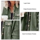 thumbnail image 3 of Camisa con botones de punto de gofre, camisa de novio de gran tamaño, chaqueta holgada informal para mujer, chaqueta de punto de gofre para otoño invierno, verde claro M, 3 of 4