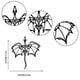 thumbnail image 4 of Metal Wall Art Decor | Mythical Legendary Iron Door Frame Sign | Modern Unique Home Decoration | Game Room Wall Accent | Stylish Window Ornament | 27x24cm | 1 Piece, 4 of 6