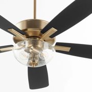 Quorum Lighting - Ovation - 5 Blade Ceiling Fan with Light Kit In Transitional