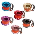 thumbnail image 6 of Aluminum Alloy Diving Finger Spool Diving Wreck Reel With 98ft Line With Stainless Steel Clip Blue, 6 of 8