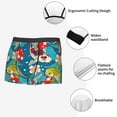 thumbnail image 3 of Yiaed Japanese Koi Print Men's Soft Cotton Boxer Shorts Breathable Boxers Underwear Moisture-Wicking Underwear Stretch Boxer Briefs for Man-Large, 3 of 5