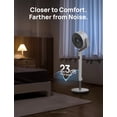 thumbnail image 4 of Dreo Ventilador de pie para dormitorio, ventilador oscilante omnidireccional de 120°+120°, circulador de 80 pies con control remoto, ventiladores de habitación de pedestal silenciosos con motor de CC,, 4 of 5