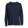 thumbnail image 4 of George Men's Crewneck Tee with Long Sleeves, Sizes XS-3XLT, 4 of 5