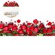 thumbnail image 4 of Flor rosa diamante pintura lienzo bordado Cruz artesanía Kit de artes Mural decoración del hogar regalo kenally HA000563-00B, 4 of 6